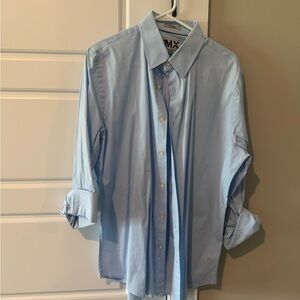 Express Blue Dress Shirt Classic Style